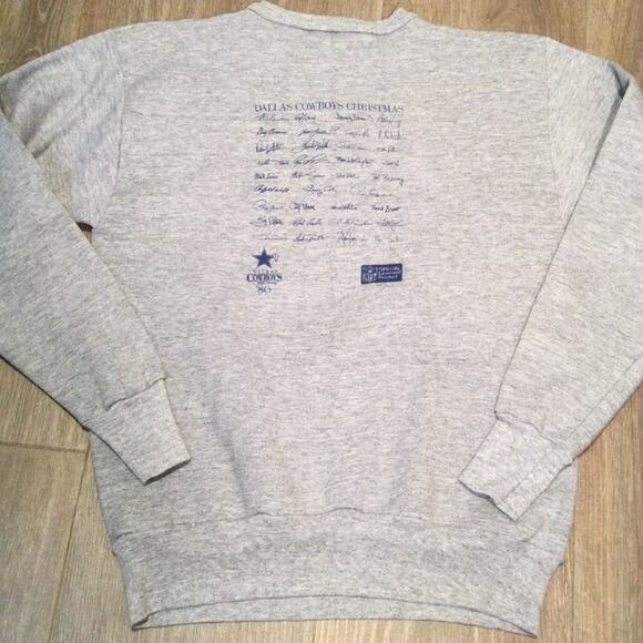 Vtg Dallas Cowboys 1986 Christmas sweatshirt best for S/M - Picture 7 of 7
